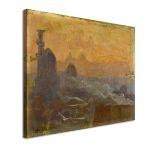Canvas print The port of Rhodes, Malea