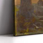 Canvas print The port of Rhodes, Malea