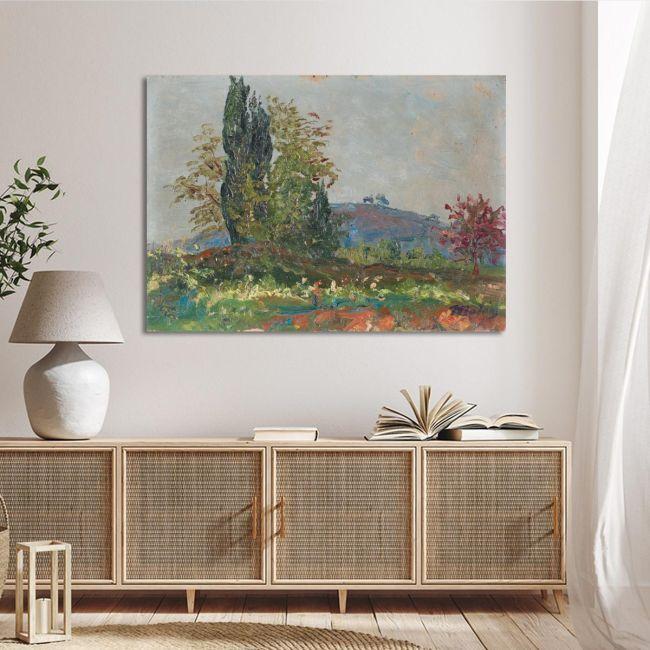 Πίνακας σε καμβά Μπάαλμπεκ Λίβανος Μαλέας Καμβάς τελαρωμένος