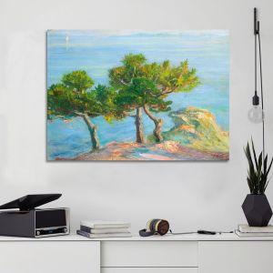 Canvas print Conifers in Chalki, Maleas