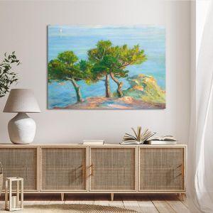 Canvas print Conifers in Chalki Maleas Framed canvas View 1 2