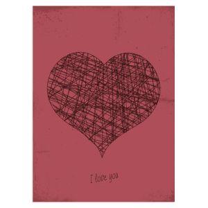 Scribble heart αφίσα κάδρο  Αφίσα πόστερ με μαύρη κορνίζα 2