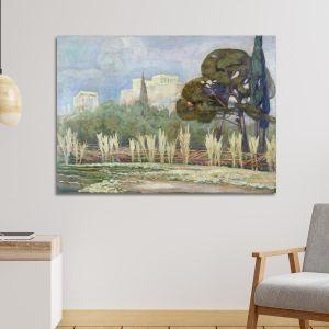 Canvas print View of the Acropolis, Maleas
