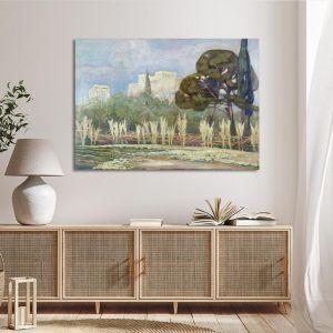Canvas print View of the Acropolis Maleas Framed canvas View 1 2