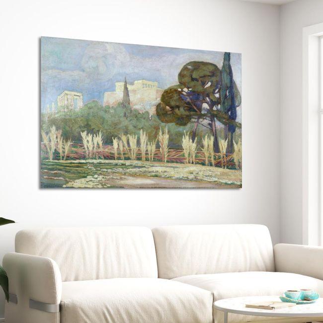 Canvas print View of the Acropolis, Maleas