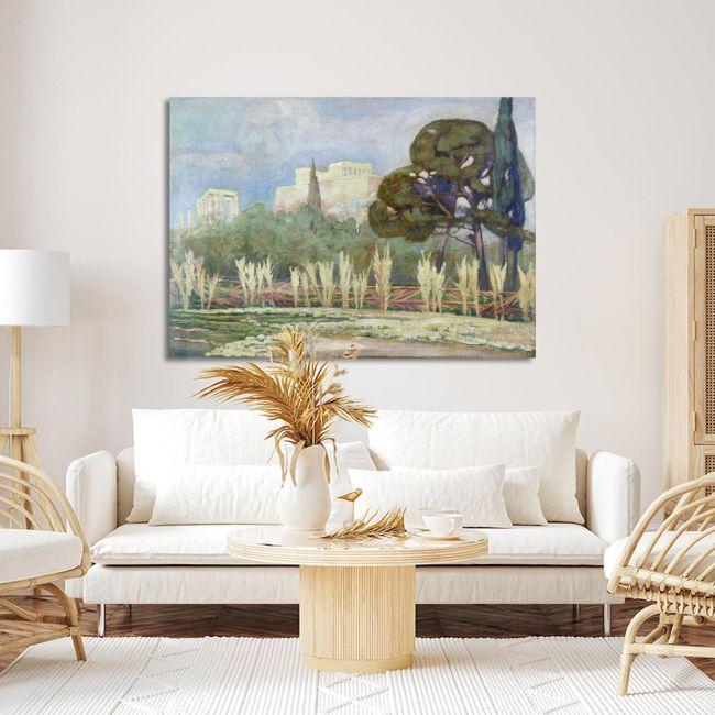 Canvas print View of the Acropolis, Maleas