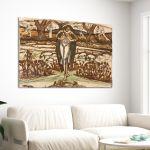 Canvas print Humanity, Maleas