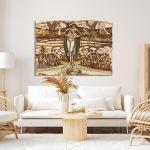 Canvas print Humanity, Maleas