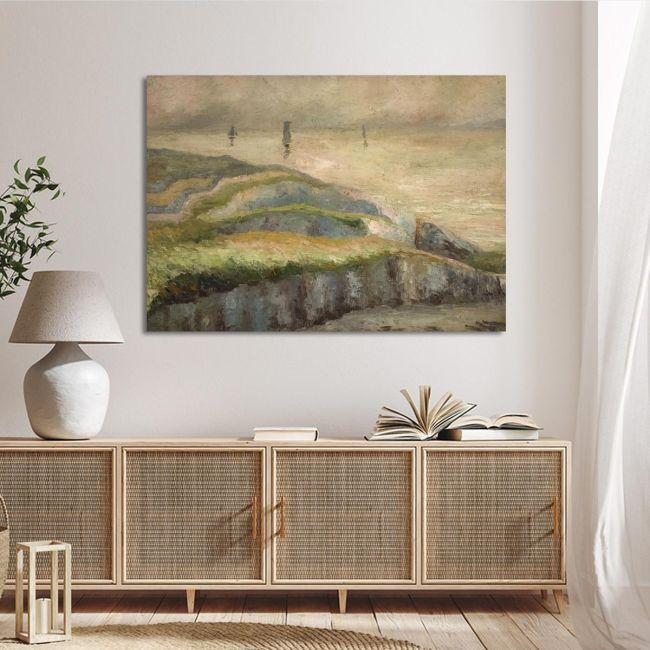 Canvas print Greek landscape I, Maleas