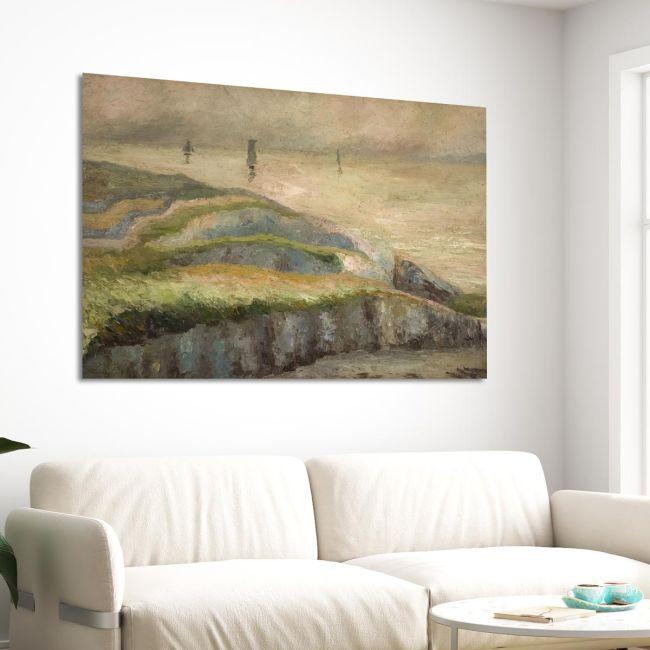Canvas print Greek landscape I, Maleas