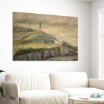 Canvas print Greek landscape I, Maleas