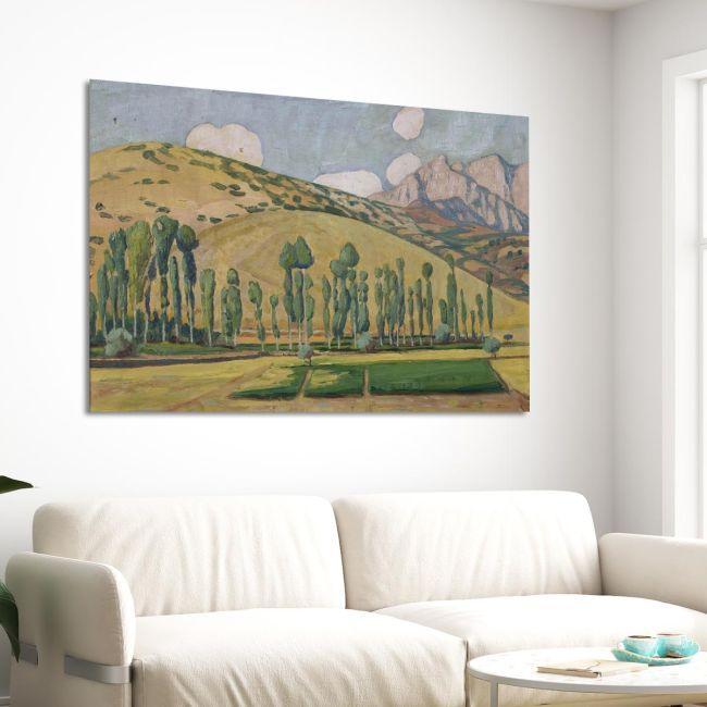 Canvas print Greek landscape II, Maleas