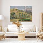 Canvas print Greek landscape II, Maleas