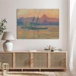 Canvas print Boats on the Nile, Maleas