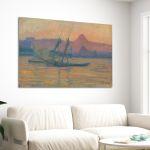 Canvas print Boats on the Nile, Maleas