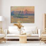 Canvas print Boats on the Nile, Maleas