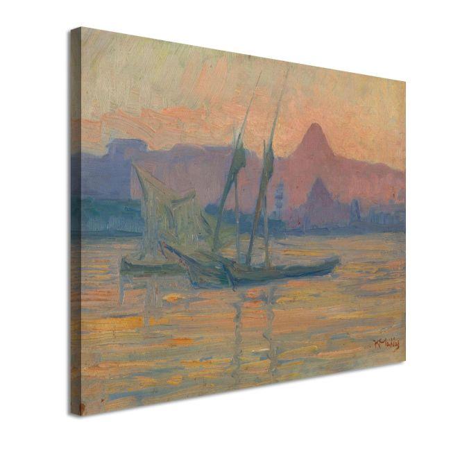 Canvas print Boats on the Nile, Maleas
