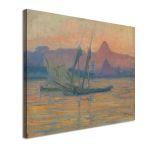 Canvas print Boats on the Nile, Maleas