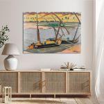 Canvas print Boats on the Nile II, Maleas