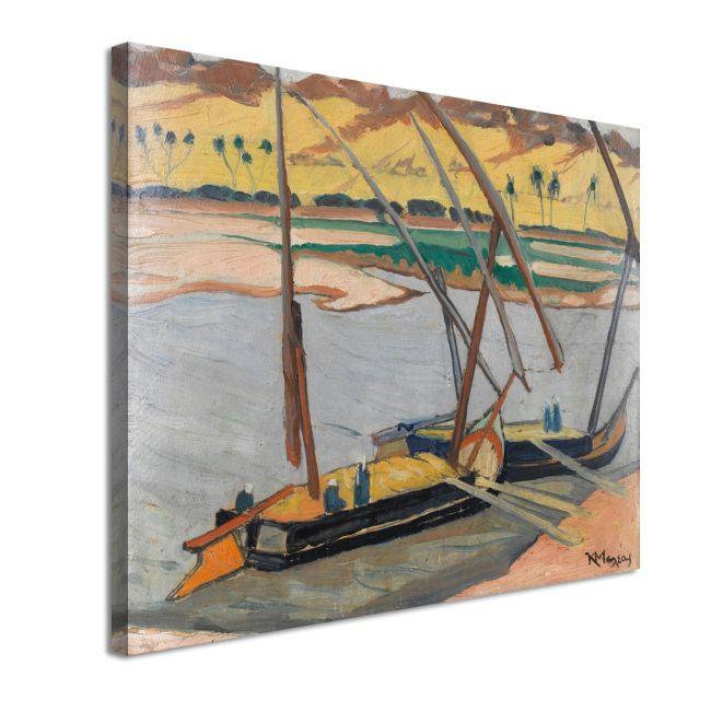 Canvas print Boats on the Nile II, Maleas