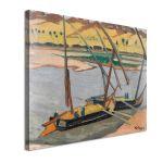 Canvas print Boats on the Nile II, Maleas
