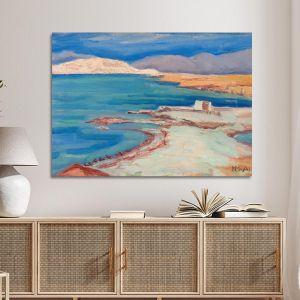 Canvas print Coast of Faliro, Malea