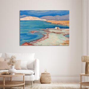 Canvas print Coast of Faliro Malea Framed canvas View 1 2
