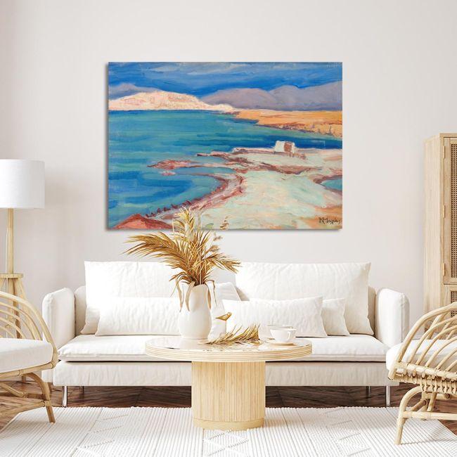 Canvas print Coast of Faliro, Malea