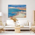 Canvas print Coast of Faliro, Malea