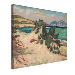 Canvas print Coast in Attica, Maleas