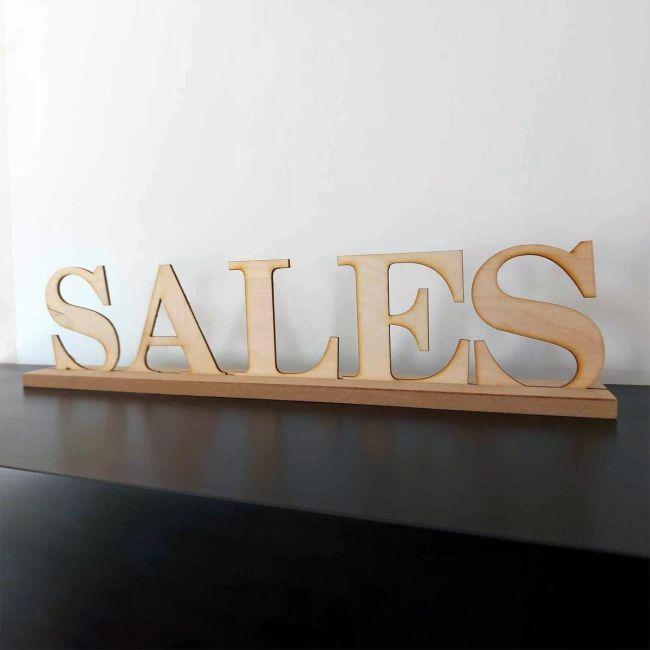 Wooden numbers (Freestanding)