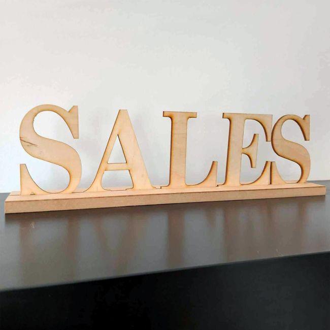 Wooden numbers (Freestanding)