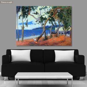 Canvas print Seacoast, Gauguin Paul