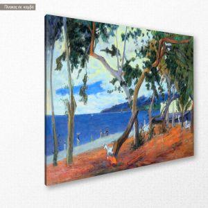 Πίνακας ζωγραφικής Seacoast, Gauguin Paul 2