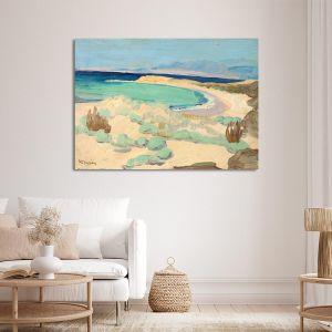 Canvas print Coast in Attica I Maleas Framed canvas View 1 2