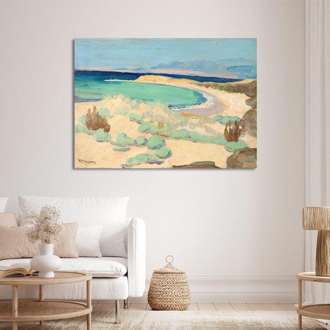 Canvas print Coast in Attica I, Maleas