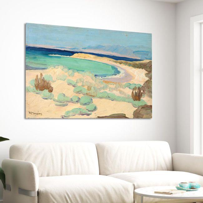 Canvas print Coast in Attica I, Maleas