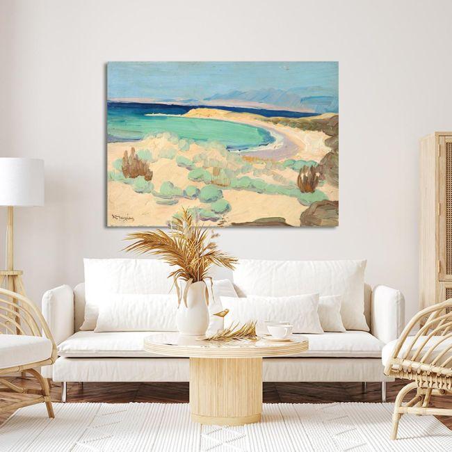 Canvas print Coast in Attica I, Maleas