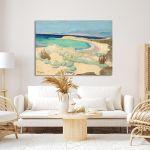 Canvas print Coast in Attica I, Maleas
