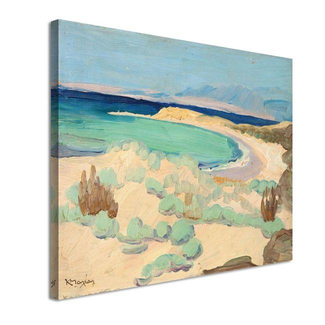 Canvas print Coast in Attica I, Maleas