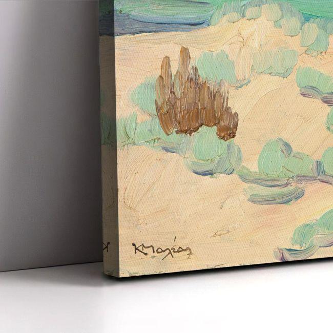 Canvas print Coast in Attica I, Maleas