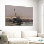 Canvas print Ship on the coast, Altamouras I