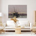 Canvas print Ship on the coast, Altamouras I