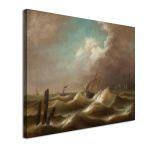 Canvas print Ship in a storm, Altamouras I.