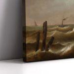 Canvas print Ship in a storm, Altamouras I.