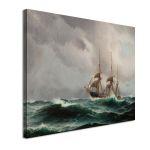 Canvas print Sailing in rough seas, Altamouras I.