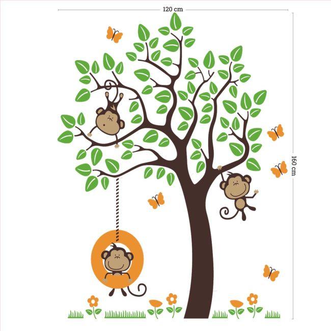 Kids wall stickers Monkeys Joy
