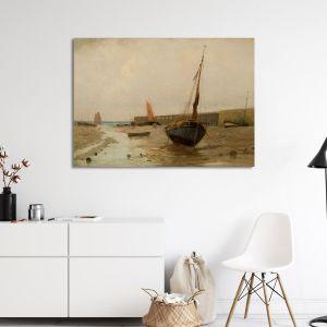 Canvas print Waiting for the tide Altamouras I. Framed canvas View 1 2