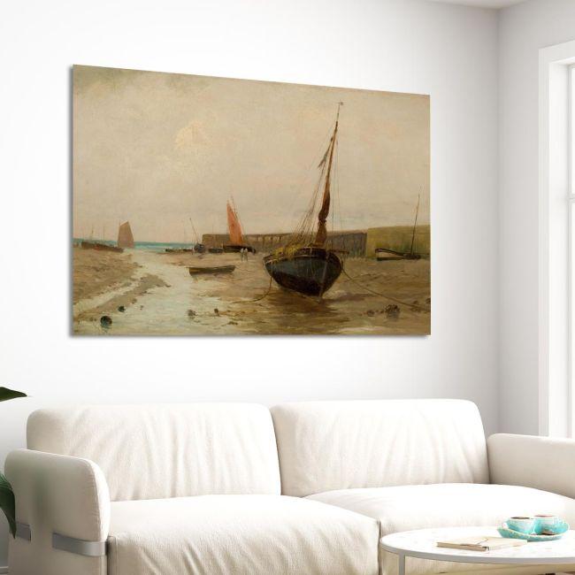 Canvas print Waiting for the tide, Altamouras I.