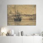 Canvas print Seascape I, Altamouras I.